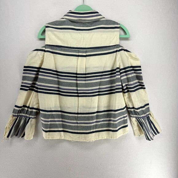 Splendid 100% Cotton Long Sleeve‎ Tshirt Blouse Ladies Size M - Picture 2 of 10